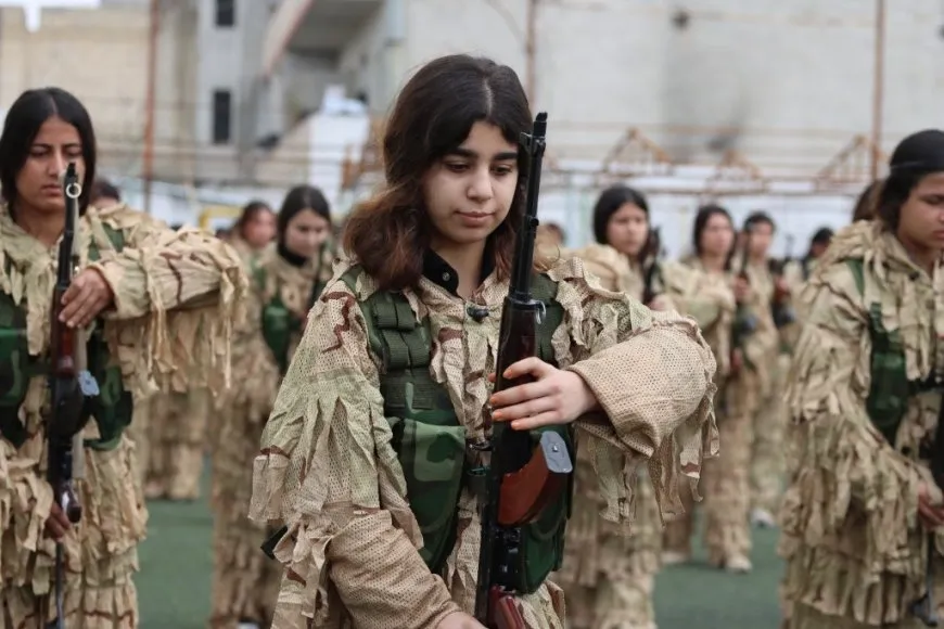 YPJ salutes leader's birthday, its founding anniversary with military parade