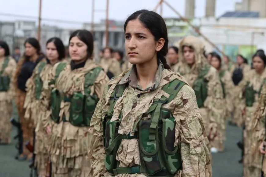 YPJ salutes leader's birthday, its founding anniversary with military parade