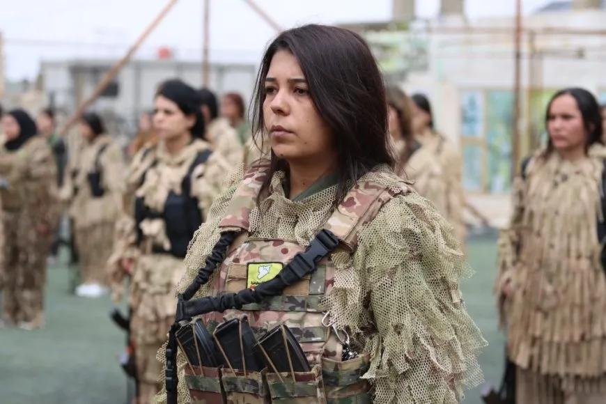 YPJ salutes leader's birthday, its founding anniversary with military parade