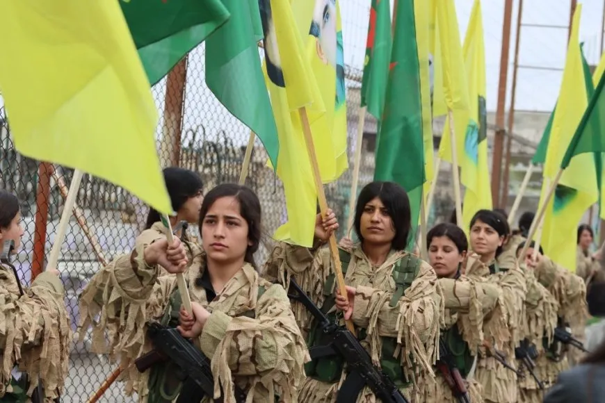 YPJ salutes leader's birthday, its founding anniversary with military parade