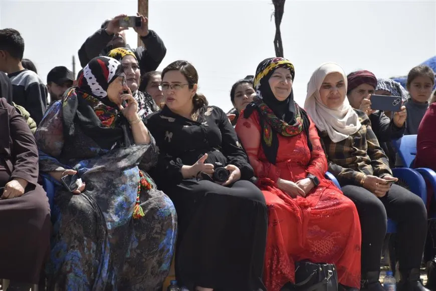 Jinwar village celebrates with leader Ocalan's birth; founding YPJ
