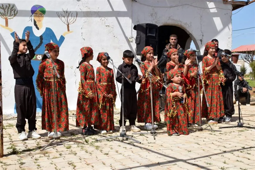 Jinwar village celebrates with leader Ocalan's birth; founding YPJ
