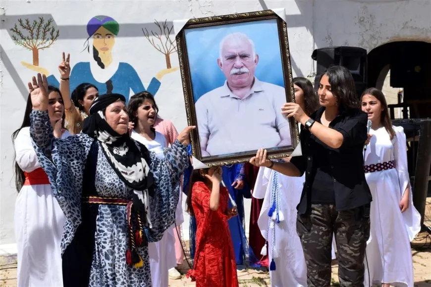 Jinwar village celebrates with leader Ocalan's birth; founding YPJ