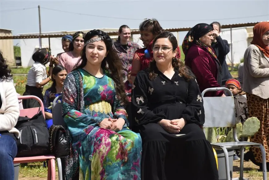 Jinwar village celebrates with leader Ocalan's birth; founding YPJ