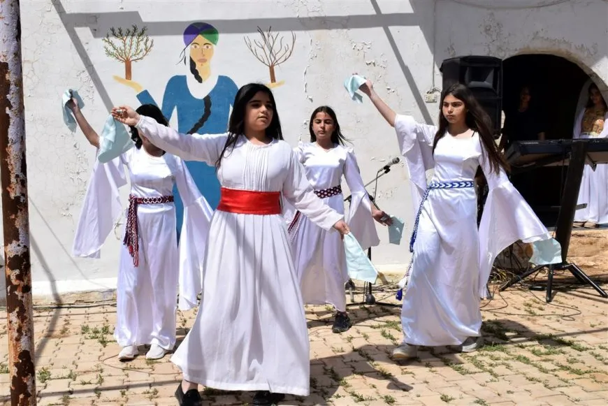 Jinwar village celebrates with leader Ocalan's birth; founding YPJ