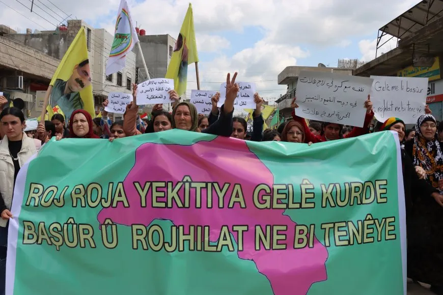 Amuda demonstration in support of South, East Kurdistan affirms Kurdish unity