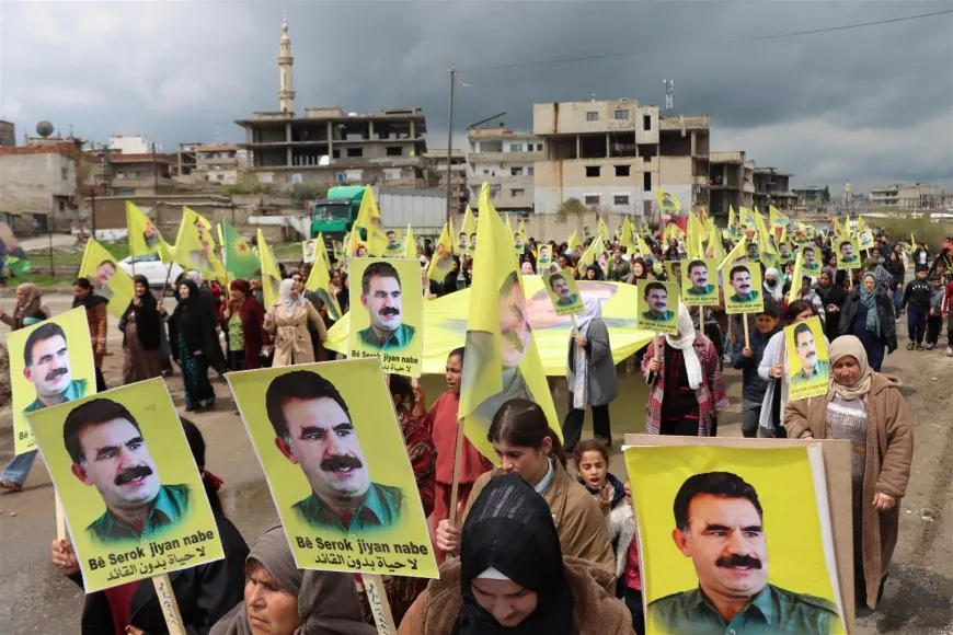 Derik residents demand leader Ocalan's physical freedom 
