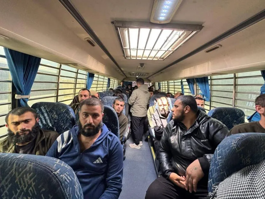 Arrival of the third batch of detainees in Al-Hasakah