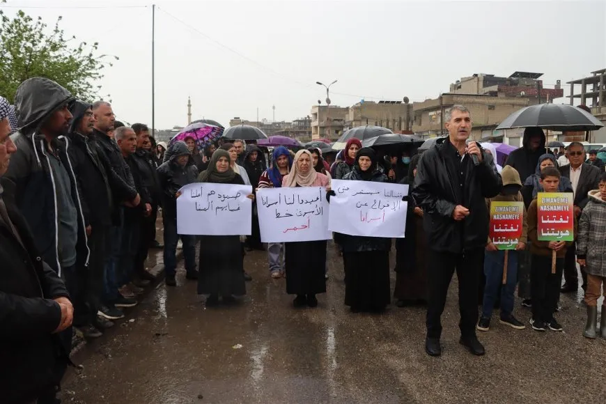 In vigil, Derik residents demand prisoners' release 