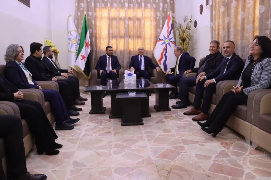 Interim Govt. delegation expands meetings in Qamishlo; visits K.Star