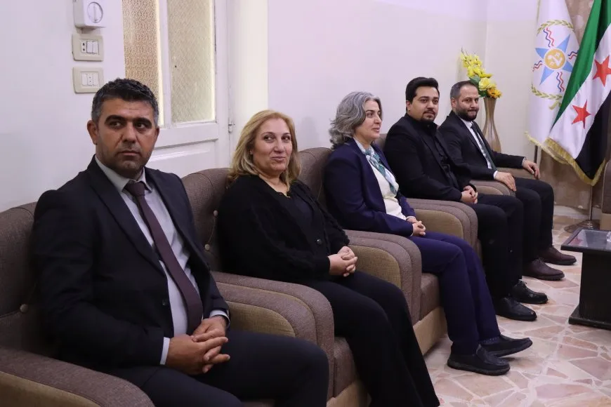 Interim Govt. delegation expands meetings in Qamishlo; visits K.Star
