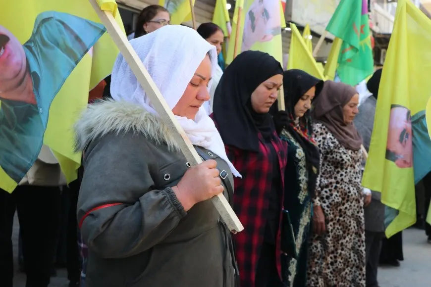 Massive women's march demands leader's physical freedom