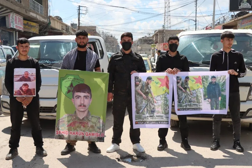 Sit-in in Qamishlo to demand prisoners' release 