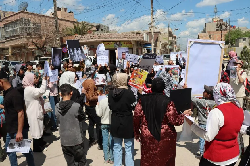 Sit-in in Qamishlo to demand prisoners' release 