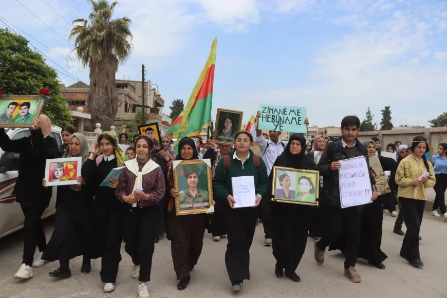 Demonstration in Derik condemns school name changes