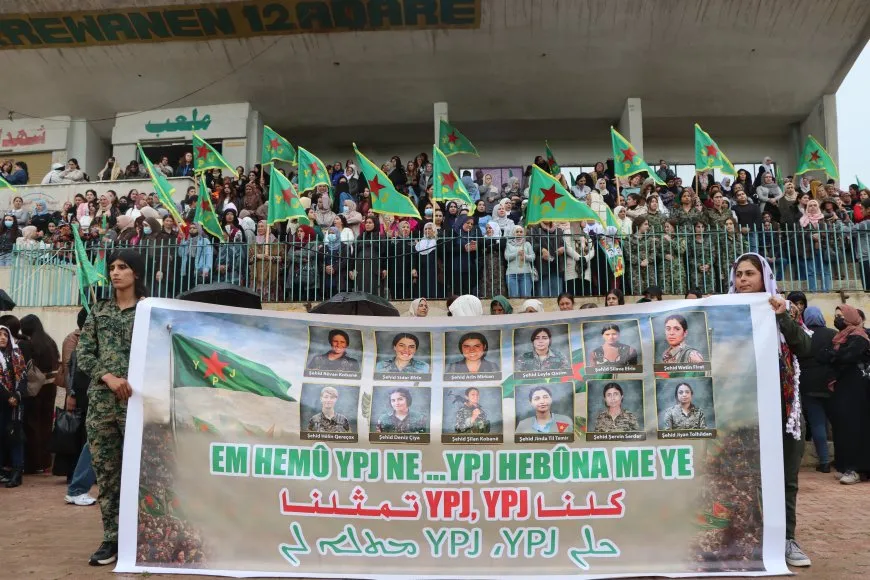 Launch of campaign to support YPJ and demand their integration into Defense Ministry structure