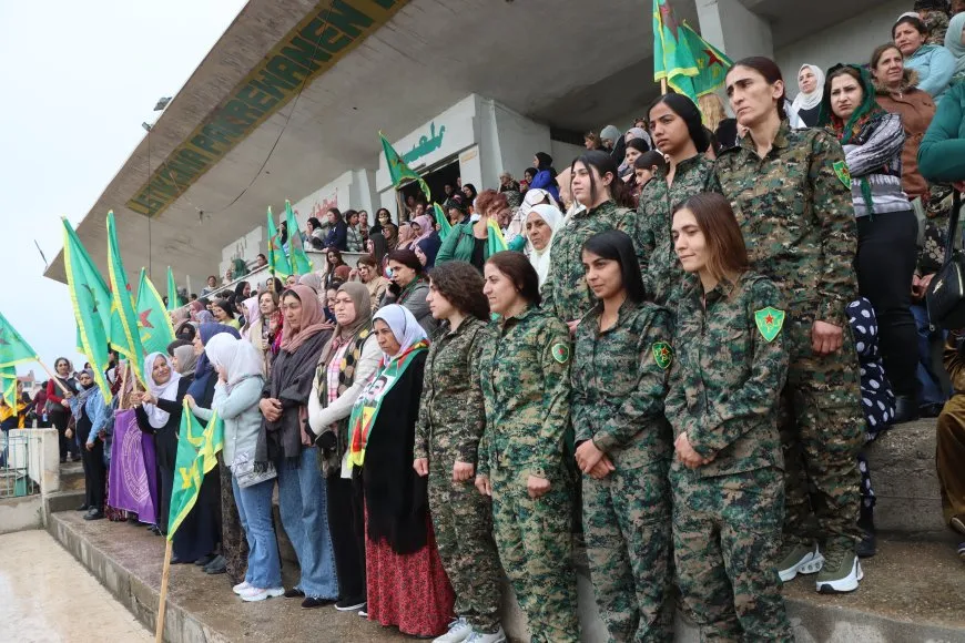 Launch of campaign to support YPJ and demand their integration into Defense Ministry structure