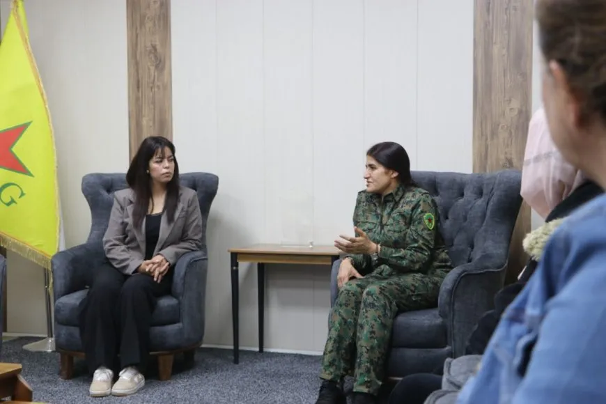 Activists, journalists from Middle East support YPJ