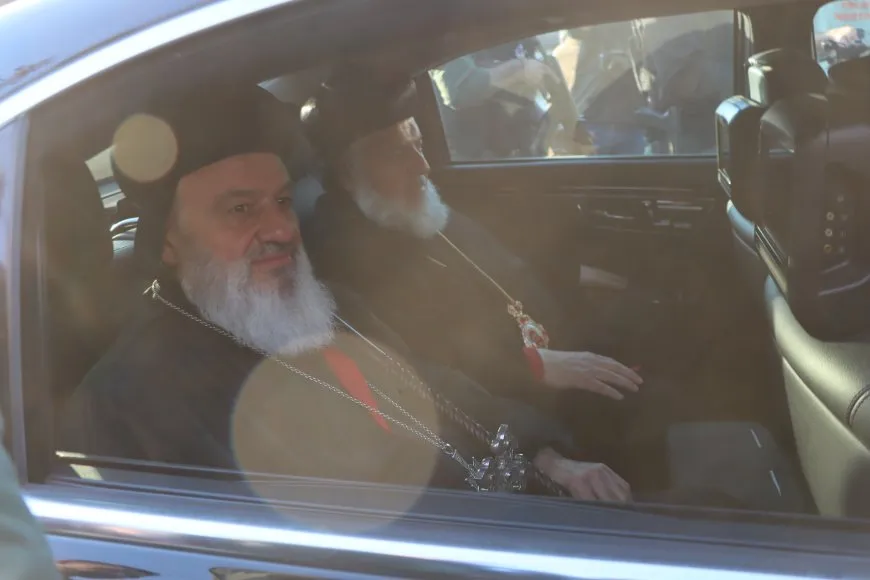 massive public reception for His Holiness Patriarch Mor Ignatius Aphrem II in Qamishlo city