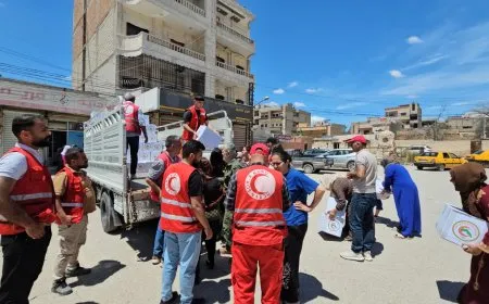 7,000 food baskets distributed to needy families in Hasakah