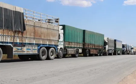 people of N. Kurdistan send humanitarian aid to Kobani