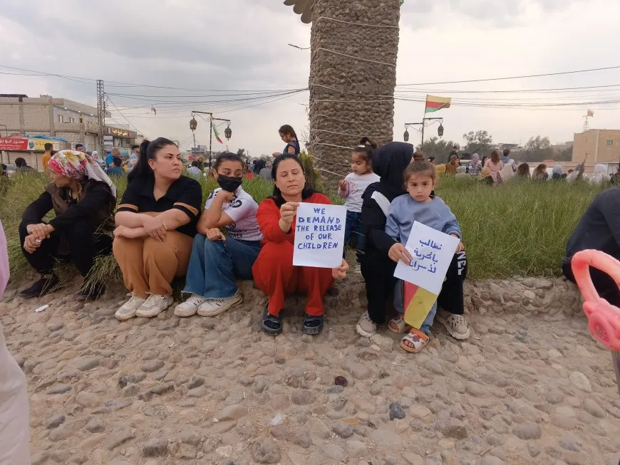 Protests in Rojava cities demanding immediate release of prisoners