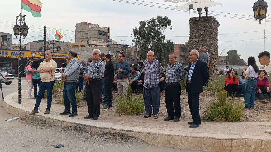 Protests in Rojava cities demanding immediate release of prisoners