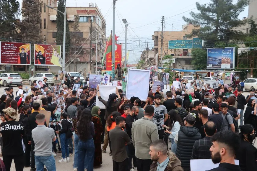Protests in Rojava cities demanding immediate release of prisoners