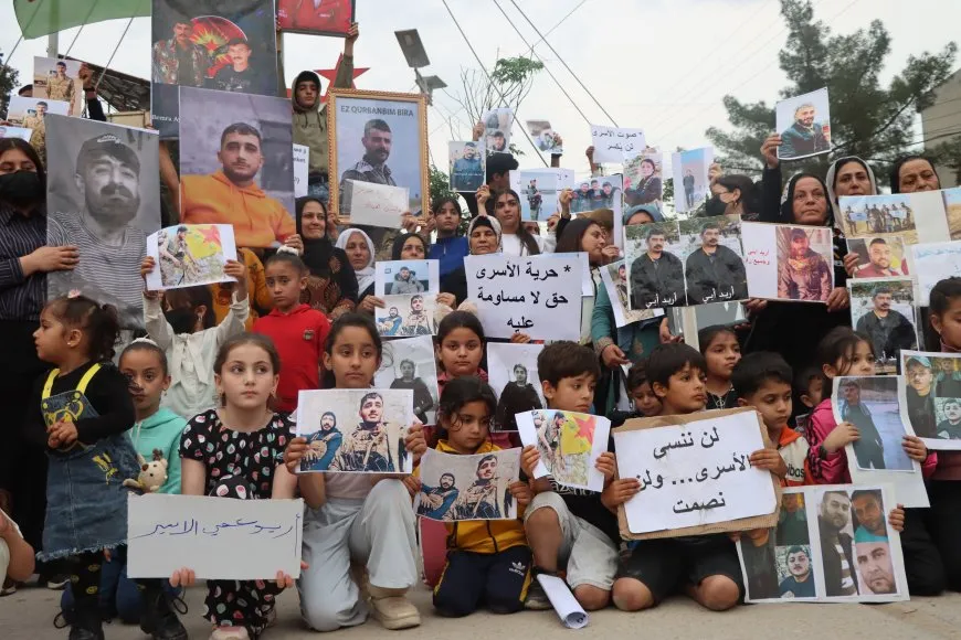 Protests in Rojava cities demanding immediate release of prisoners