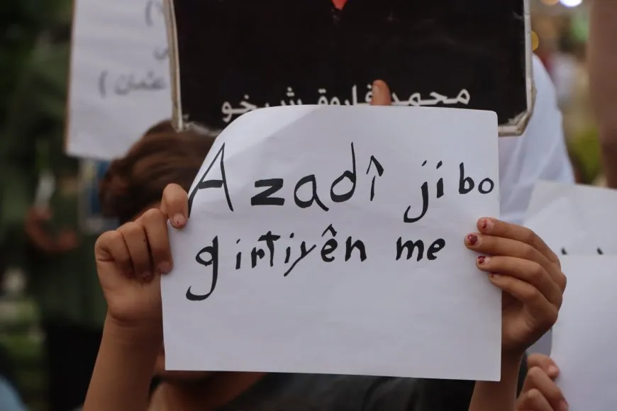 Protests in Rojava cities demanding immediate release of prisoners