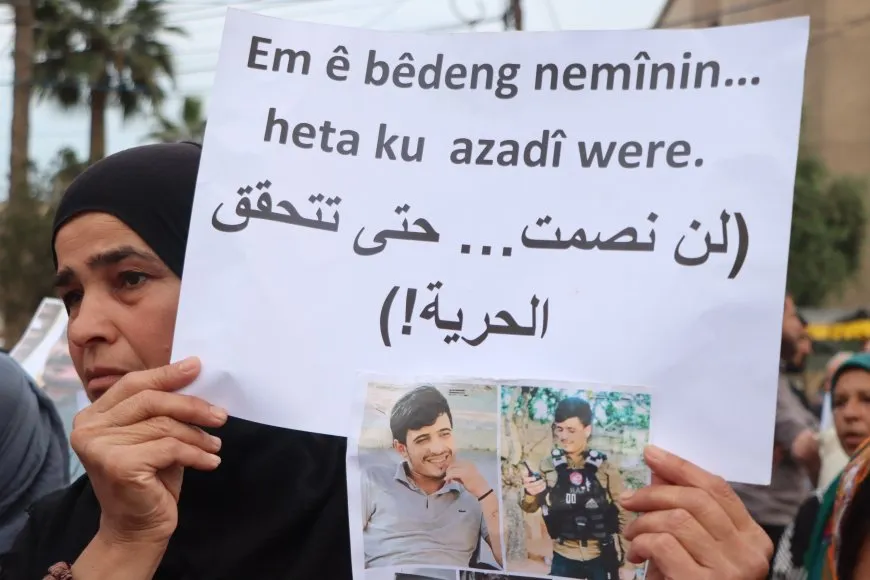 Protests in Rojava cities demanding immediate release of prisoners