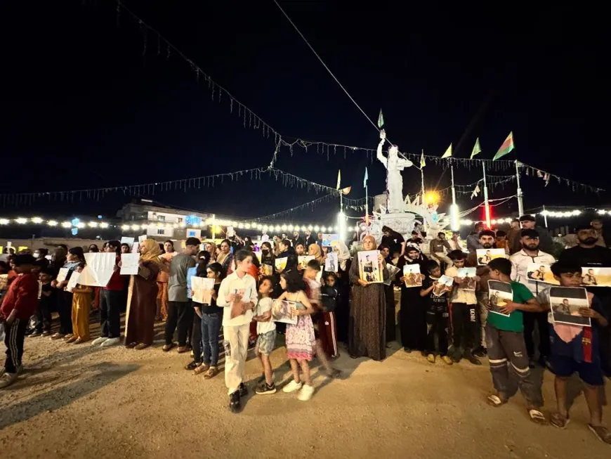 Protests in Rojava cities demanding immediate release of prisoners