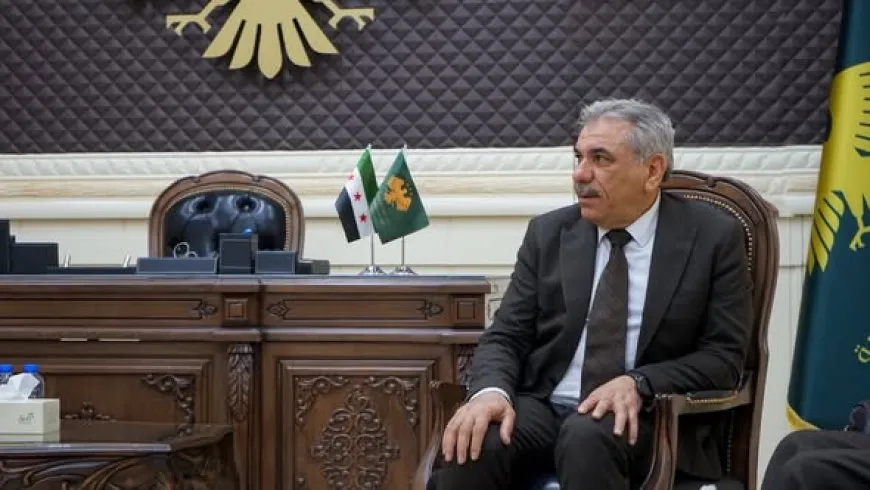 Hasaka Governor discusses with Democratic Islam's delegation dialogue promotion, civil peace