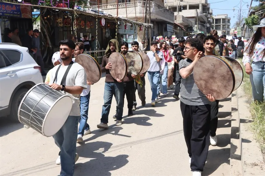 2 marches demanding constitutional recognition of Kurdish language held