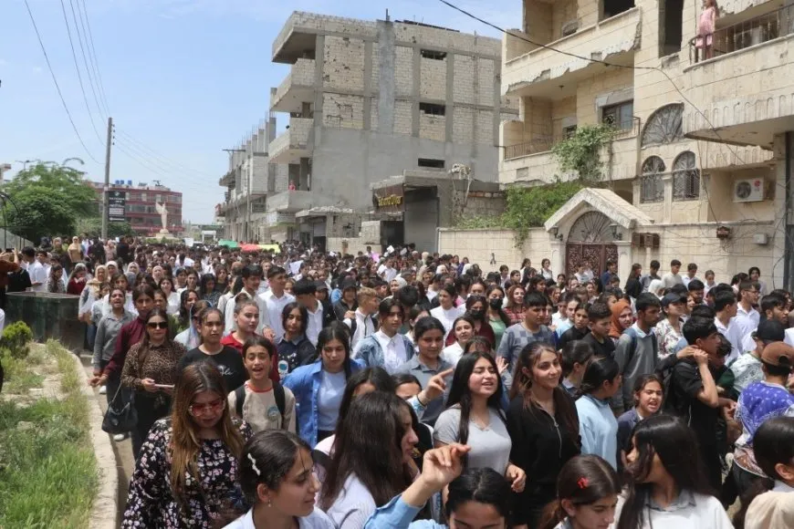 From Kobani march: Our language is our red line