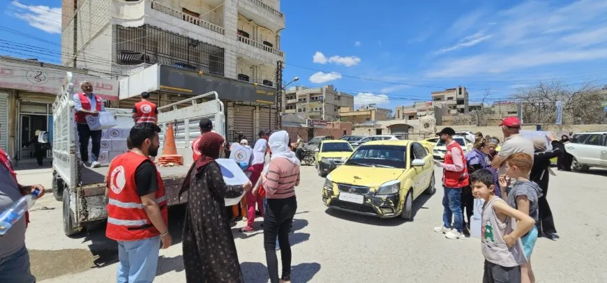 7,000 food baskets distributed to needy families in Hasakah