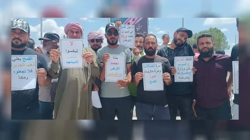 Ongoing protests in Syria against the wheat pricing