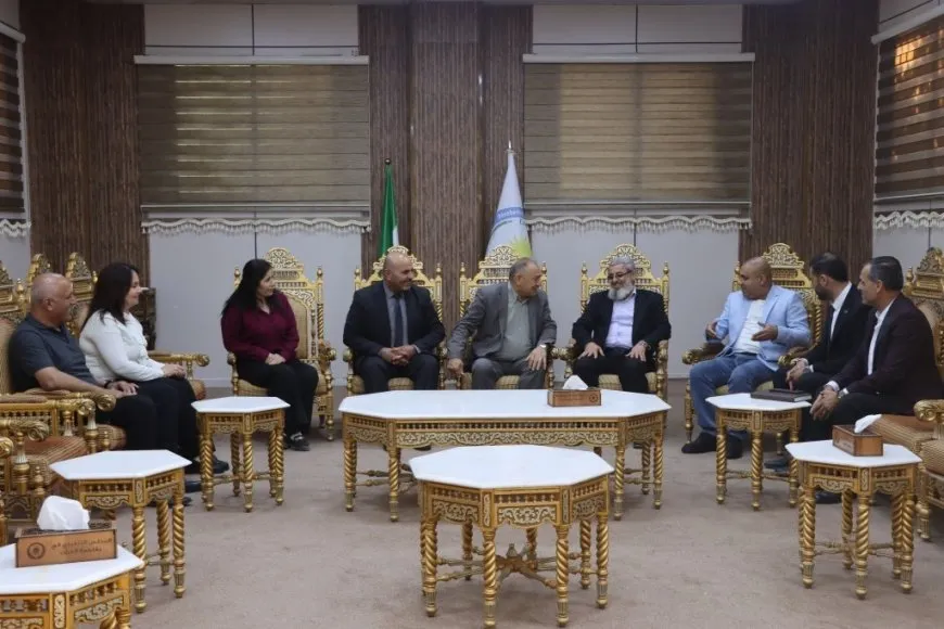 Kobani Administration receives delegation from Aleppo Education Directorate