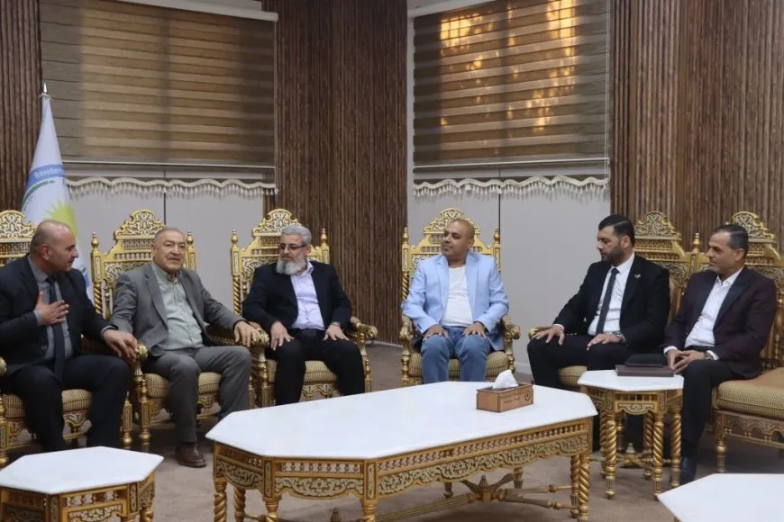 Kobani Administration receives delegation from Aleppo Education Directorate