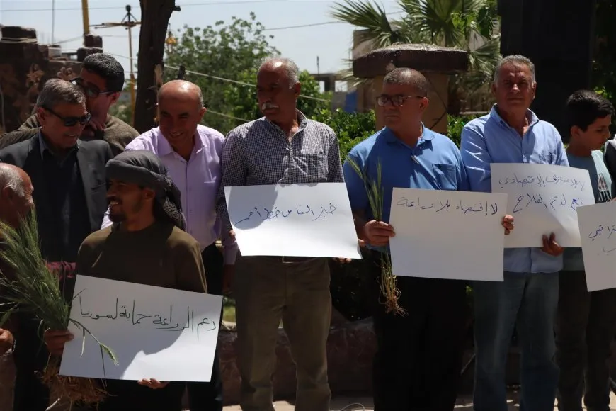 Protests in Hasaka, Qamishlo, Derik, Kobani against wheat pricing 