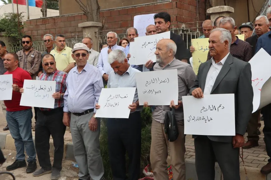 Protests in Hasaka, Qamishlo, Derik, Kobani against wheat pricing 