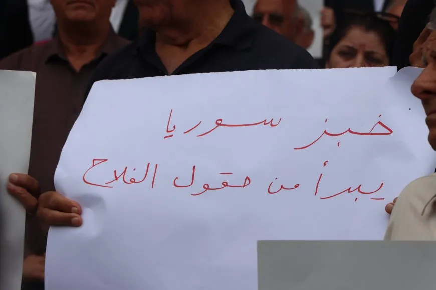 Protests in Hasaka, Qamishlo, Derik, Kobani against wheat pricing 