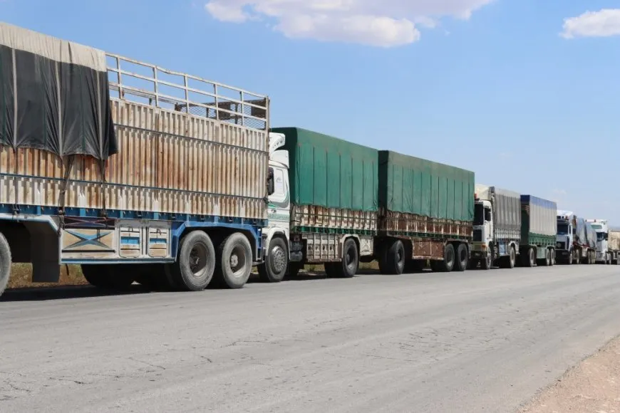 people of N. Kurdistan send humanitarian aid to Kobani