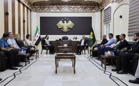 Hasakah governor meets UNICEF representative in Syria