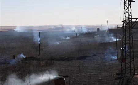 Tel Tamer fires successfully contained after burning large areas of agricultural lands