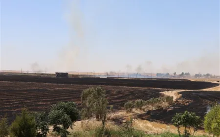 Fire causes major damage in Al-Husseiniya village near Tel Tamr