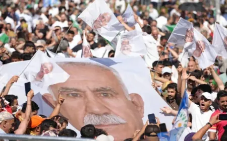 Thousands head to Bağcılar Square to demand freedom for leader Abdullah Ocalan