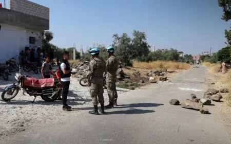 UNDOF patrols Daraa countryside after Israeli strikes, amid Arab condemnation of escalation