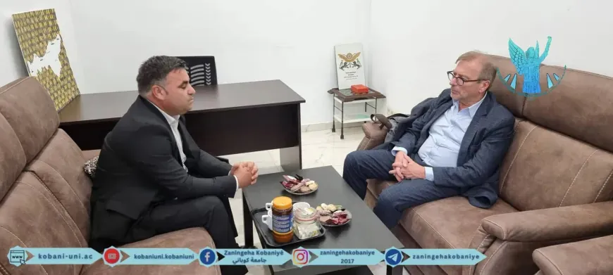 Kobani University explores strengthening academic cooperation with UCLouvain in Brussels