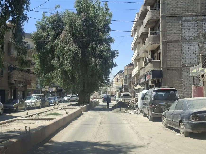 Accumulation of construction materials worsens traffic crisis in Hasakah